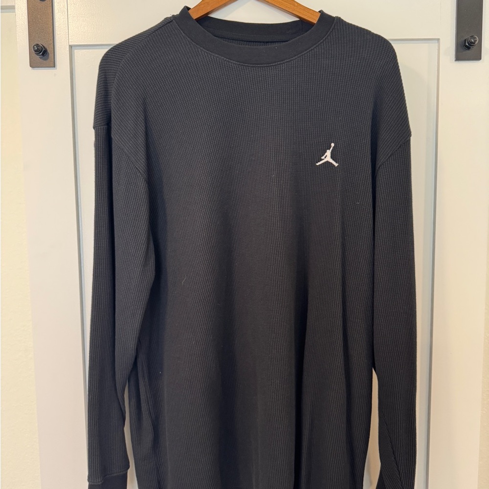 Jordan Men's Black Long Sleeve Shirt